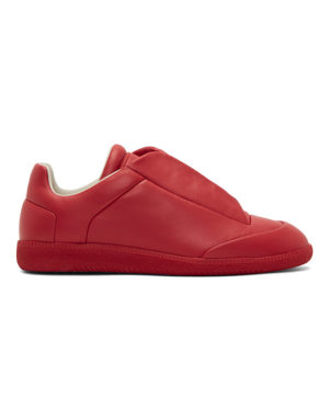 margiela red sneakers